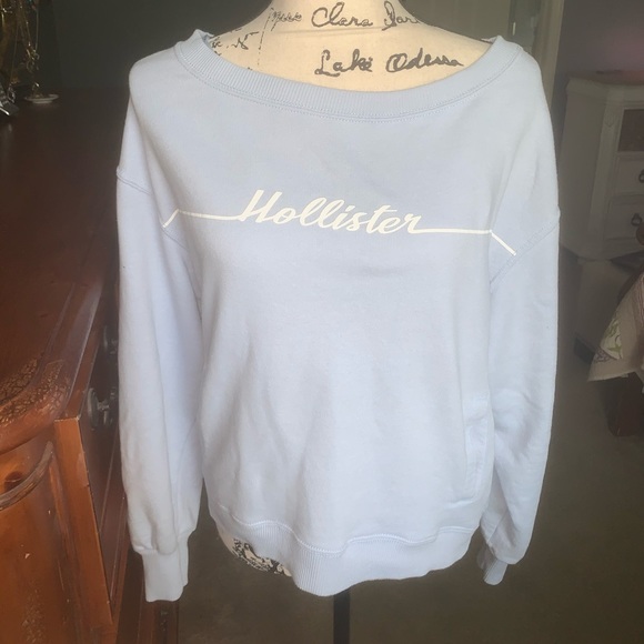 Hollister Sweaters - Hollister Light Blue Sweater/ With Pockets